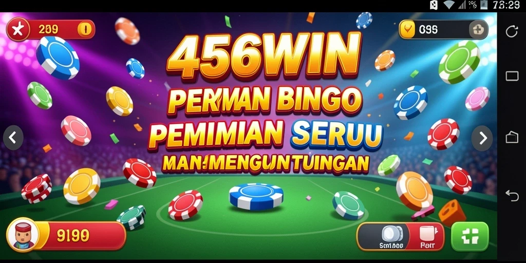 Screenshot dari gameplay seru 456WIN yang menunjukkan permainan Bingo.