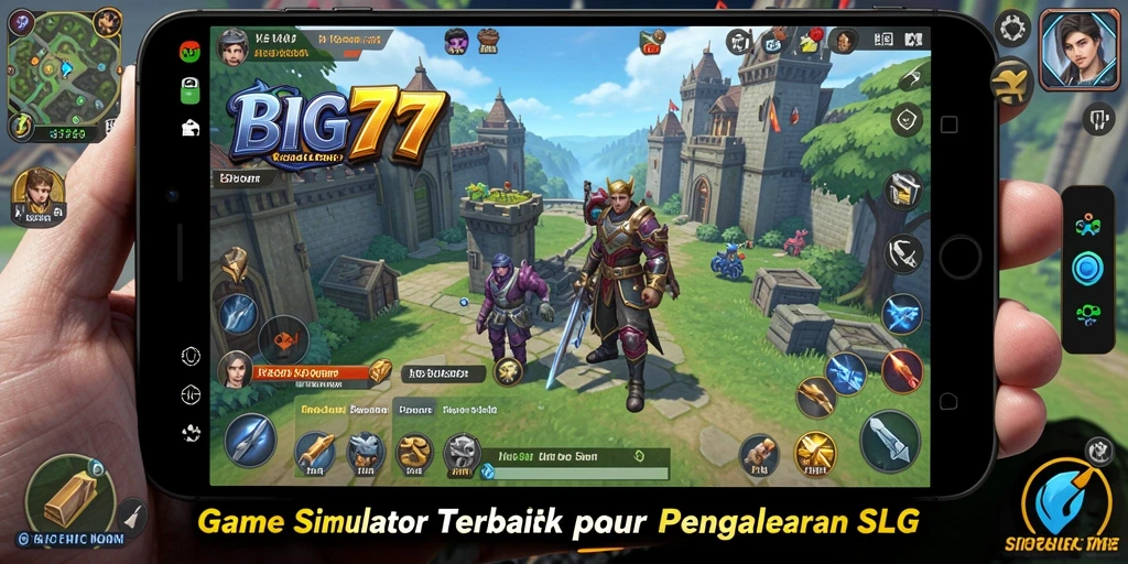 Tampilan gameplay menarik dalam dunia SLG yang kompetitif.