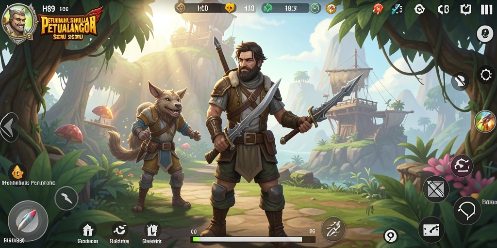 Tampilan gameplay H89 yang memukau dan interaktif.