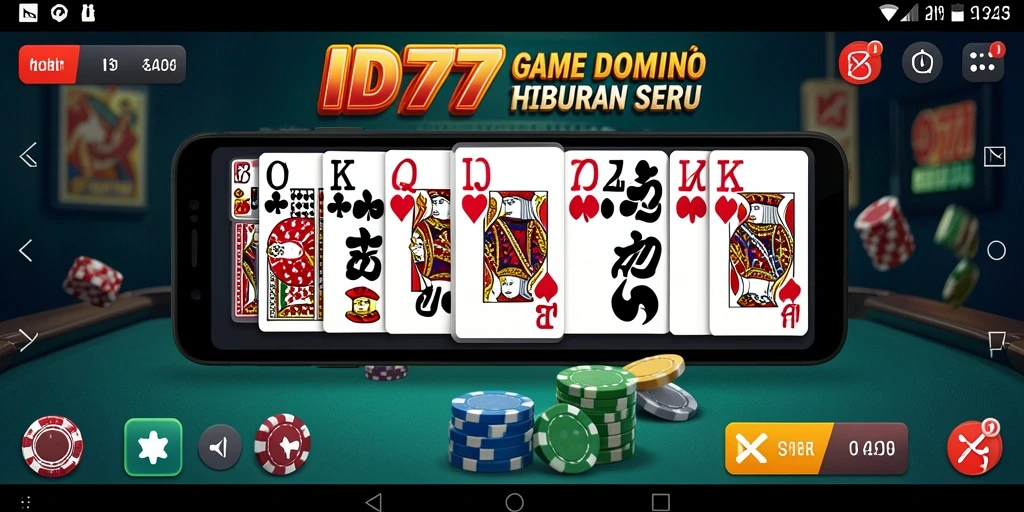 Screenshot gameplay ID777 menampilkan keseruan permainan Domino.
