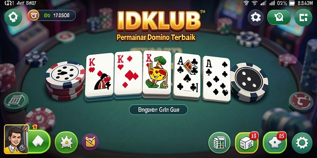 Gameplay seru dan interaktif di aplikasi IDKLUB untuk penggemar Domino.
