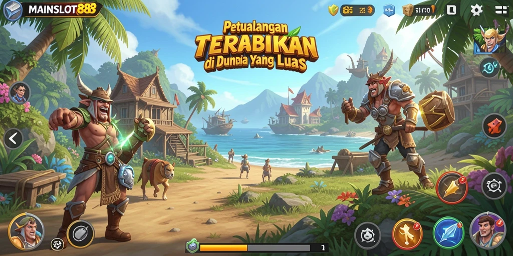 Tampilan gameplay seru di dunia terbuka MAINSLOT88.