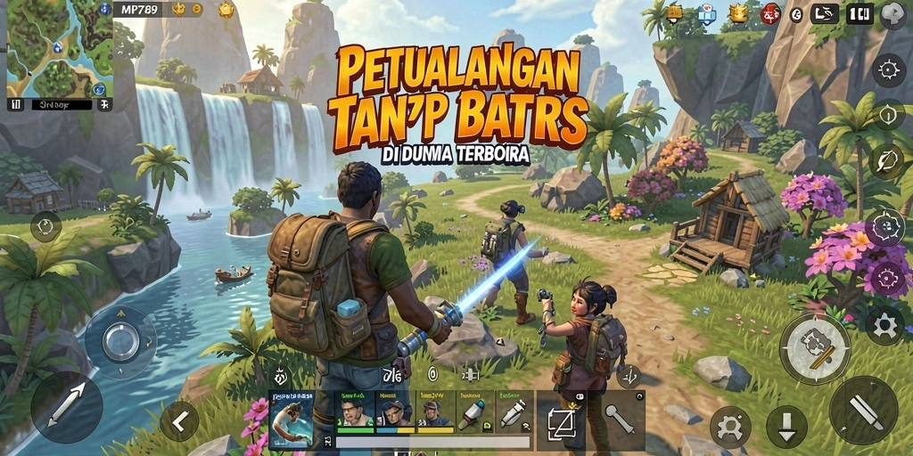 Screenshot gameplay MVP789 yang menunjukkan eksplorasi dunia terbuka.