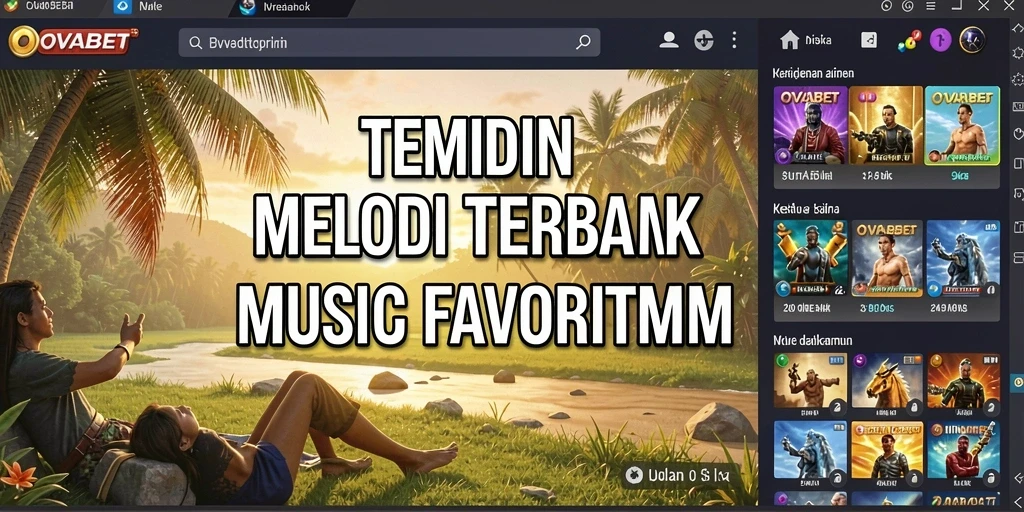 Tampilan screenshot gameplay musik OVABET yang menarik dan interaktif.