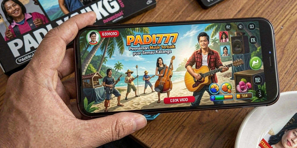 Tampilan gameplay PADI777 dengan fitur karaoke yang interaktif.