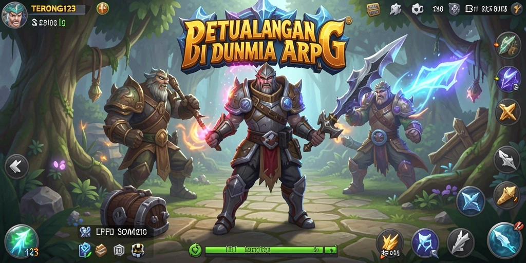 Tampilan gameplay seru dari TERONG123 yang menampilkan pertarungan epik.