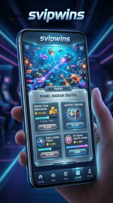 Tampilan antarmuka pengguna svipwins yang menarik.